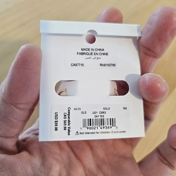 Kate Spade Say Yes Love Earrings - Picture 2 of 4